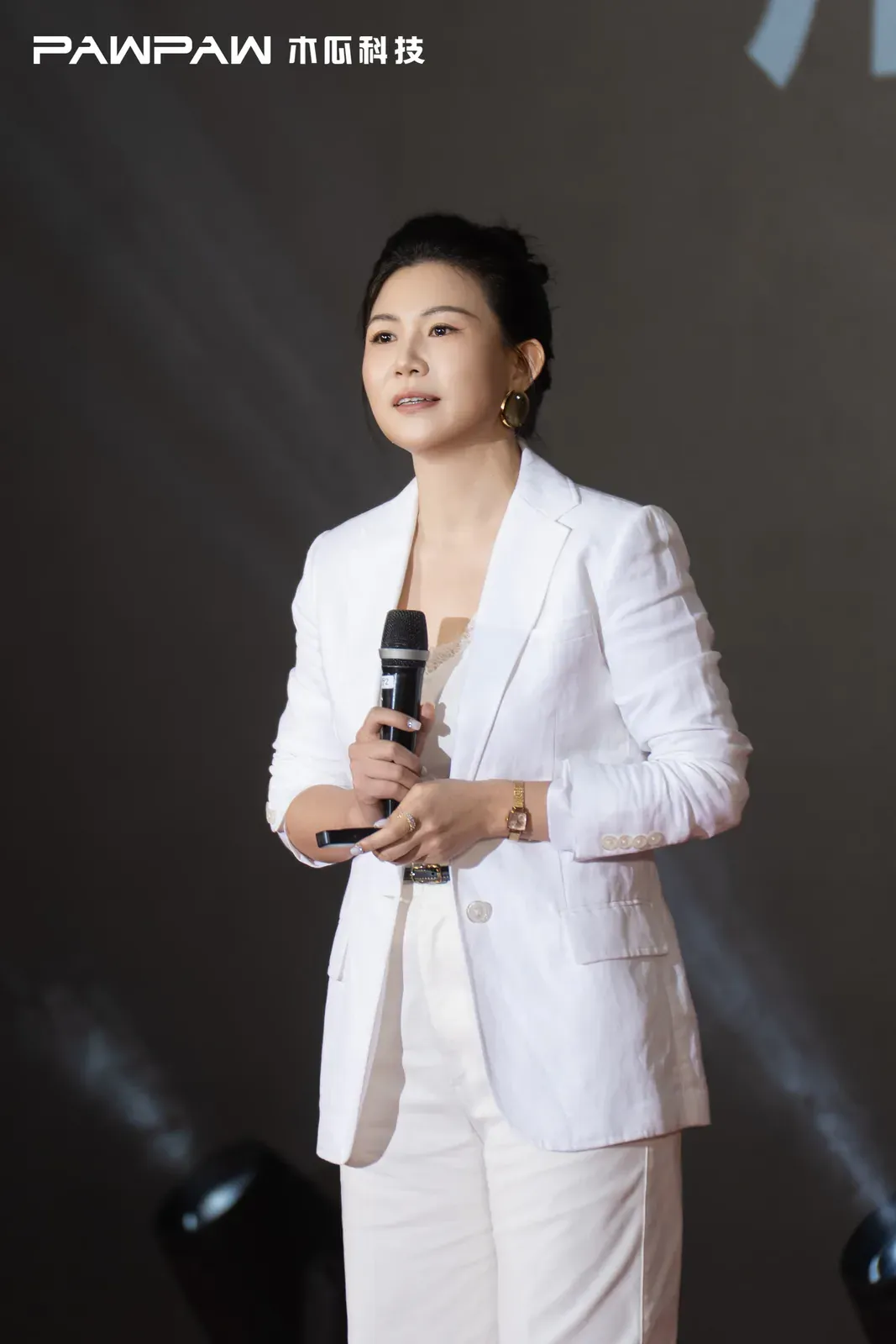 木瓜科技创始人杨瑞云在庆典现场分享