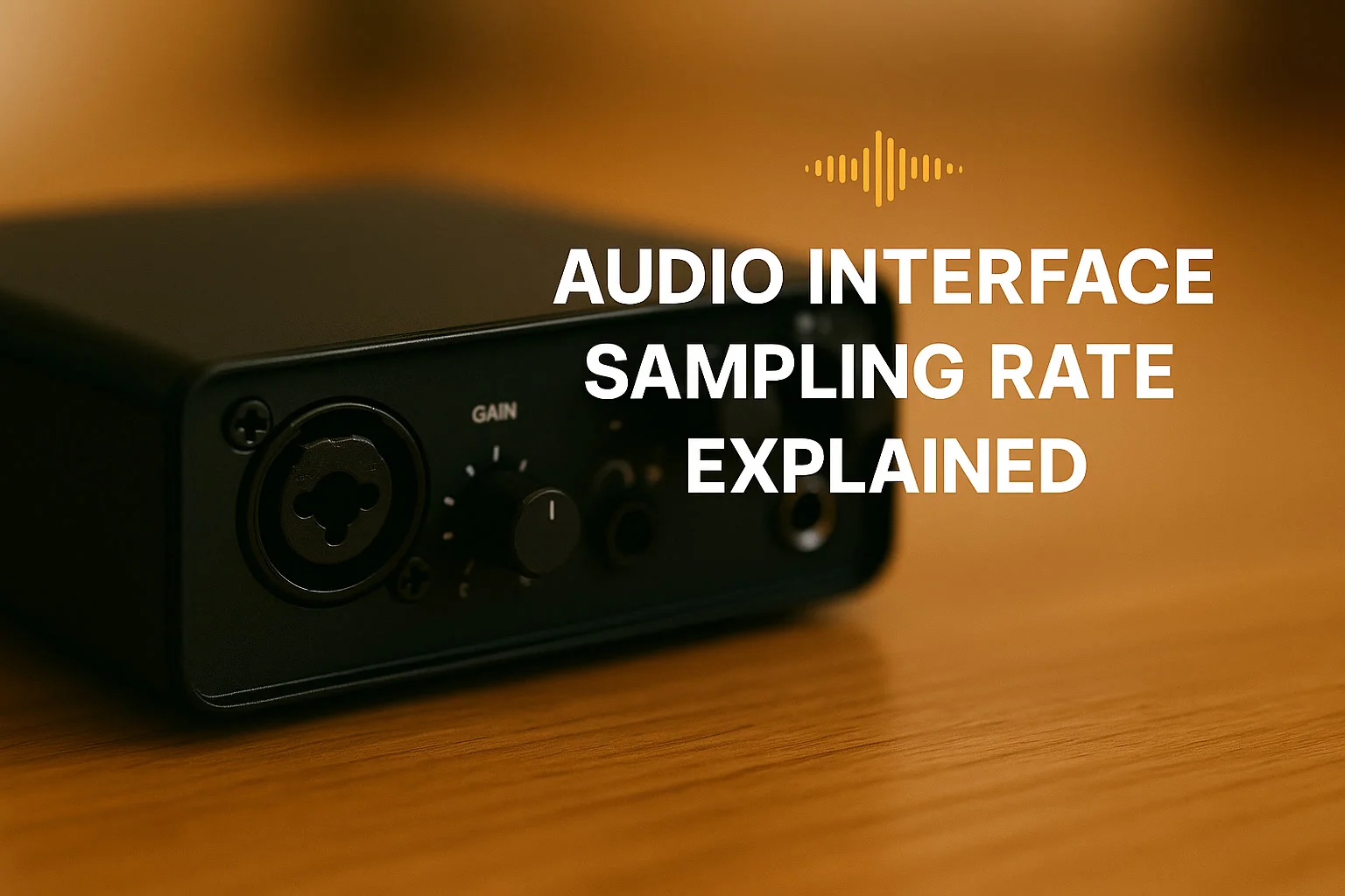Understanding Audio Interface Sample Rates: How to Choose Between 48kHz, 96kHz, and 192kHz