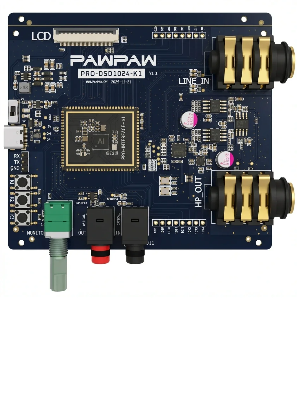 PRO-DSD1024-K1 High-Spec USB DAC