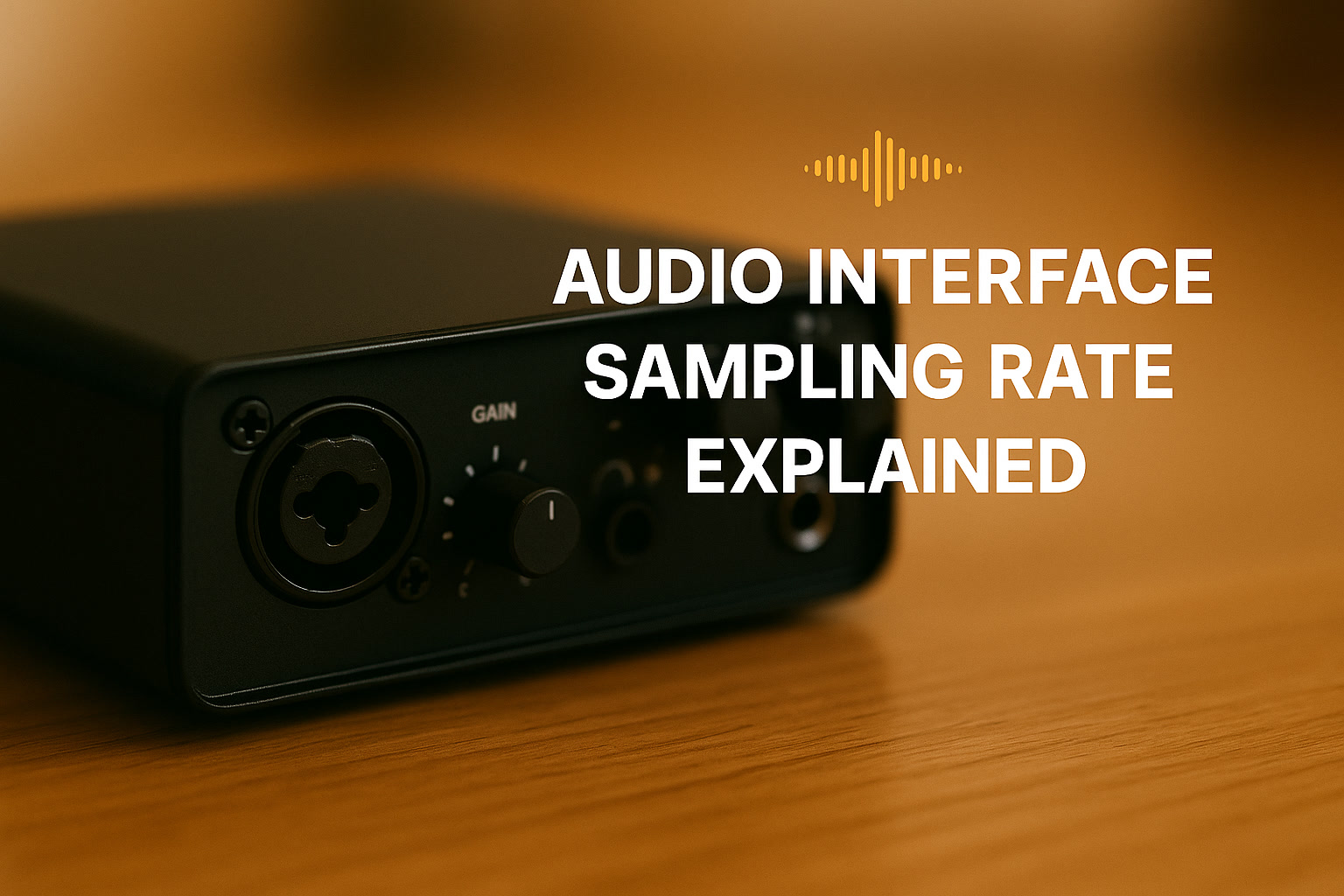 Understanding Audio Interface Sample Rates: How to Choose Between 48kHz, 96kHz, and 192kHz
