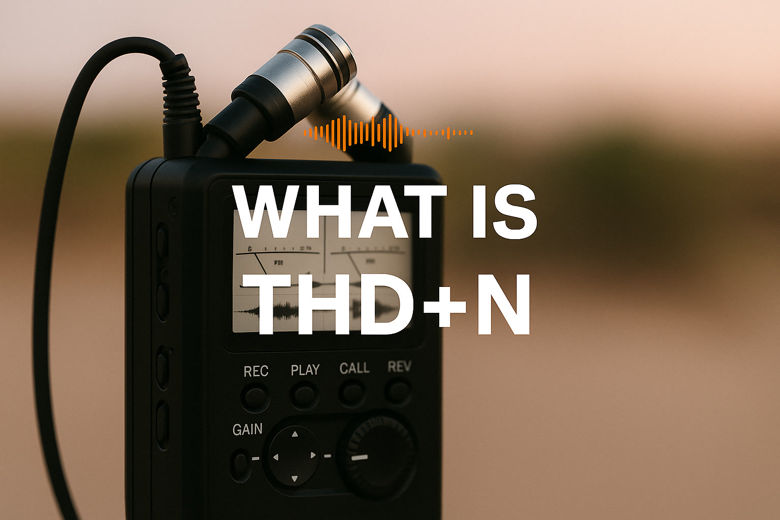 What is Total Harmonic Distortion plus Noise (THD+N)?